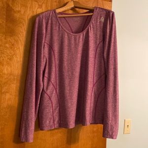 Reebok XL Purple Workout Top